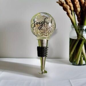 GORGEOUS ROBERT STANLEY GLASS TOPPER WINE BOTTLE STOPPER